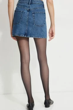 Jeans & Denim | Skirts & Skorts-Dynamite Denim Mini Skirt Blue