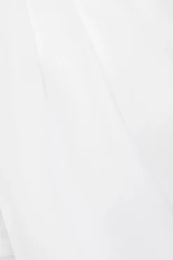 Tees & Tanks | Tees & Tanks-Dynamite Draped Crepe Tube Top White
