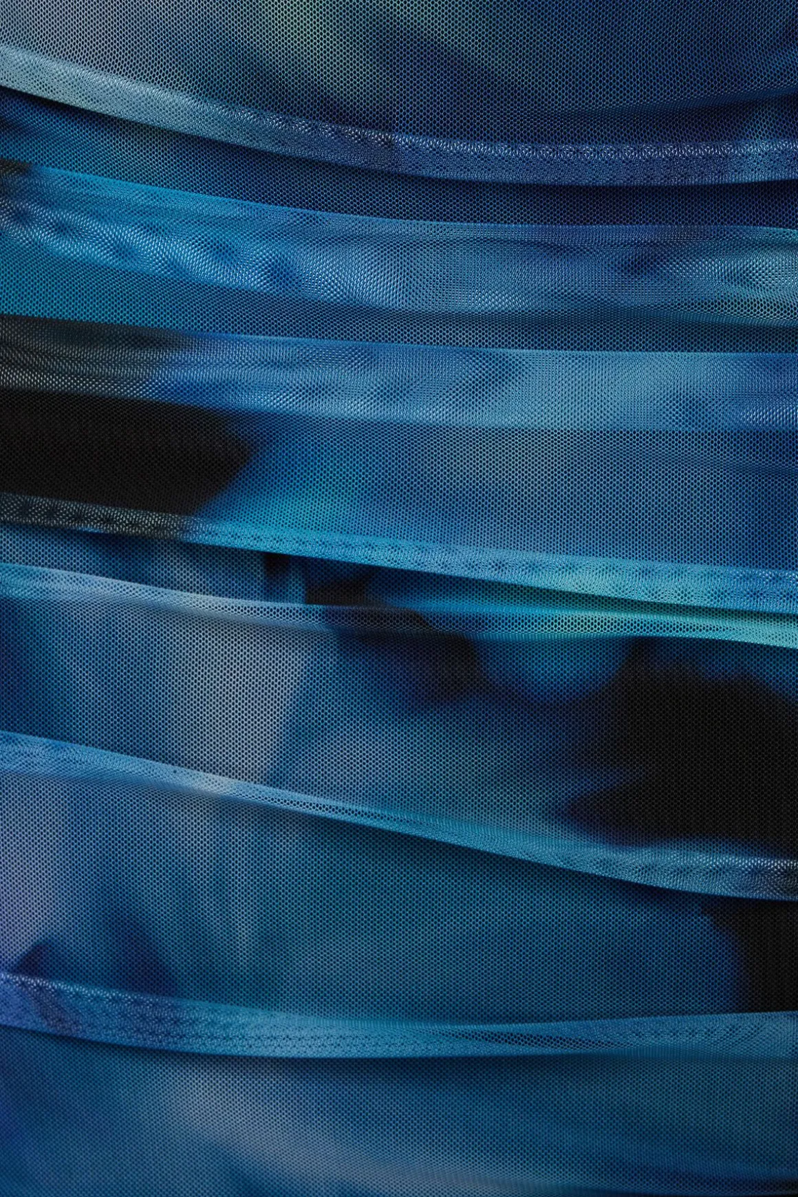 Skirts & Skorts | Skirts-Dynamite Draped Mesh Maxi Skirt Blue