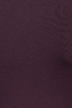 Tees & Tanks | Bestsellers-Dynamite Drea Jersey Crewneck T Shirt BURGUNDY