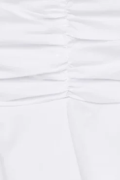 Skirts & Skorts | Skirts-Dynamite Drop Waist Poplin Mini Skirt White