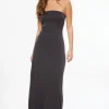Dresses & Jumpsuits | Midi & Maxi Dresses-Dynamite Elena Maxi Tube Dress Gray