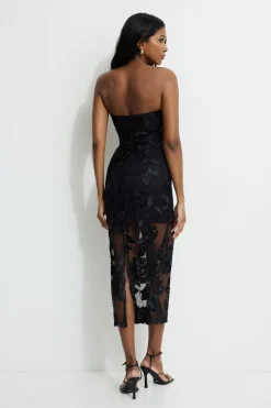 Dresses & Jumpsuits | New Dresses-Dynamite Elisa Maxi Tube Dress Black