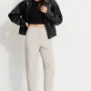 Pants | Slim Leg Pants-Dynamite Emily Tailored Slim Ankle Pants Gray