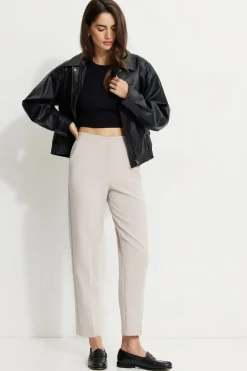 Pants | Slim Leg Pants-Dynamite Emily Tailored Slim Ankle Pants Gray