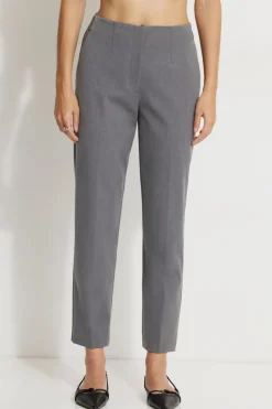 Pants | Slim Leg Pants-Dynamite Emily Tailored Slim Ankle Pants Gray