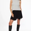 Skirts & Skorts | Skirts-Dynamite Everlee Flounce Mini Skirt Black