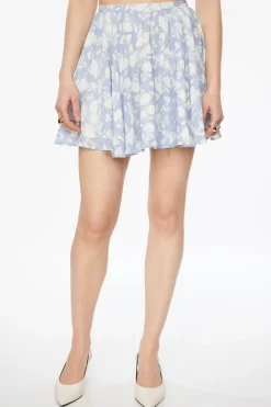 Skirts & Skorts | Skirts-Dynamite Everlee Flounce Mini Skirt Blue