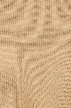 Sweaters & Cardigans | Sweaters-Dynamite Exposed Seam Crewneck Sweater Brown