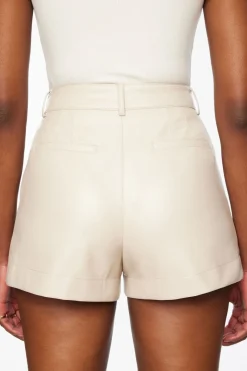 Shorts | Shorts-Dynamite Faux Leather Shorts Gray