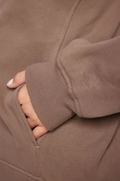 Long Sleeve Tops-Dynamite Fleece Bomber Jacket Gray