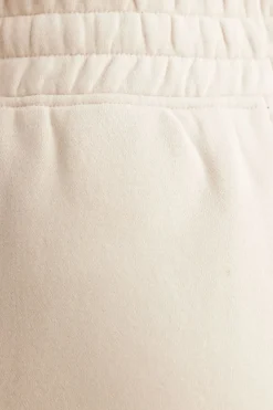 Pants-Dynamite Fleece Wide Leg Jogger Brown