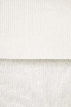 Sweaters & Cardigans | Sweaters-Dynamite Fold Over Off Shoulder Top White