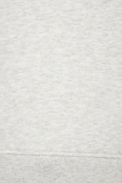 Sweaters & Cardigans | Long Sleeve Tops-Dynamite French Terry Polo Sweatshirt Gray