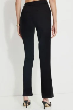Pants | Online Exclusives-Dynamite Front Seam Bootcut Pants BLACK