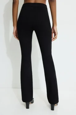 Pants | Slim Leg Pants-Dynamite Front Seam Flared Leggings Black
