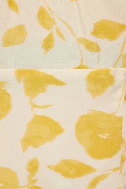 Blouses & Tops | Blouses & Tops-Dynamite Gathered Cap Sleeve Blouse Yellow