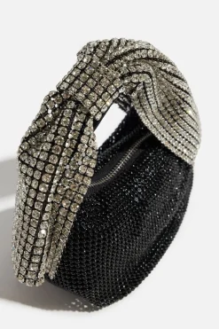 Bags-Dynamite Gem Bow Handle Bag Black