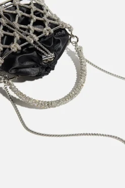 Bags-Dynamite Gem Rope Bucket Bag Gray