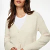 Sweaters & Cardigans | Sweaters-Dynamite Heavenlyarn™ Abbey Cropped Cardigan Brown