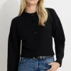 Sweaters & Cardigans | Sweaters-Dynamite Heavenlyarn™ Catherine Crewneck Cardigan Black