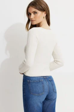 Sweaters & Cardigans | Sweaters-Dynamite Heavenlyarn™ Cropped Cardigan Brown