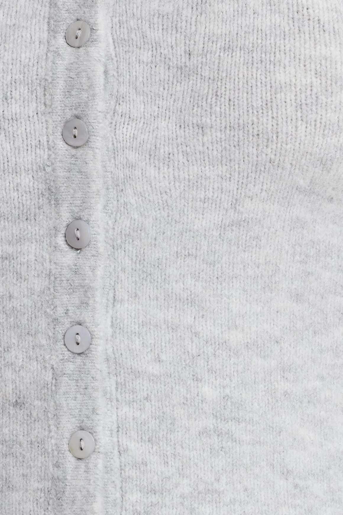 Sweaters | Cardigans-Dynamite Heavenlyarn™ Cropped Cardigan Grey