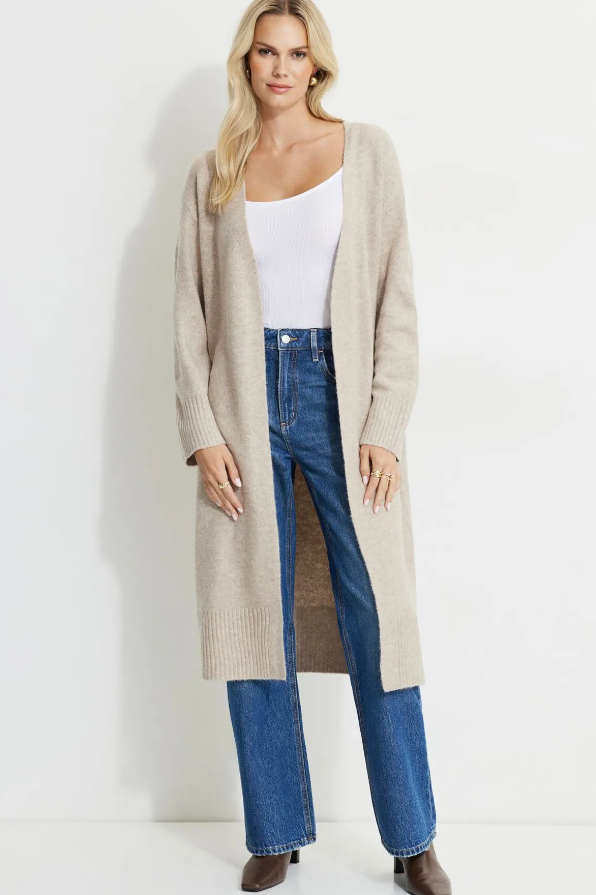 Sweaters & Cardigans | Online Exclusives-Dynamite Heavenlyarn™ Duster Cardigan Brown