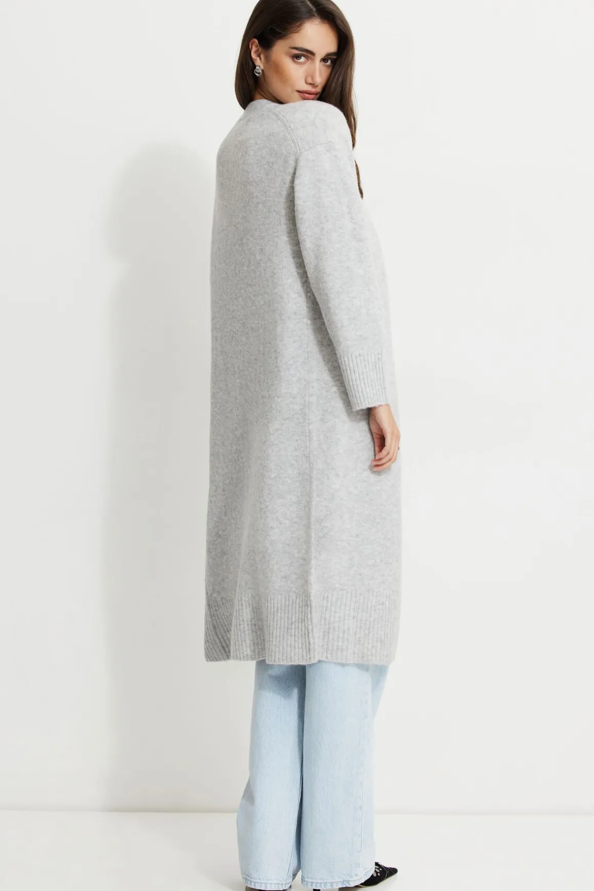 Sweaters & Cardigans | Online Exclusives-Dynamite Heavenlyarn™ Duster Cardigan Gray