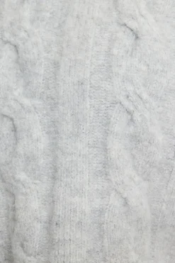 Sweaters & Cardigans | Sweaters-Dynamite Heavenlyarn™ Luana Cable Knit Sweater Gray