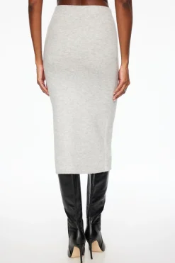 Skirts & Skorts-Dynamite Heavenlyarn™ Midi Skirt Gray