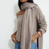 Cold Weather-Dynamite Heavenlyarn™ Wide Scarf Brown