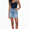 Jeans & Denim | Shorts-Dynamite Heidi A-Line Denim Shorts Blue