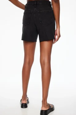 Jeans & Denim | Shorts-Dynamite Heidi A-Line Denim Shorts Black