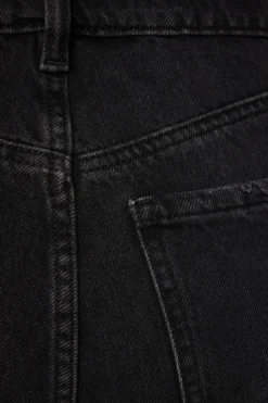 Jeans & Denim | Shorts-Dynamite Heidi A-Line Denim Shorts Black