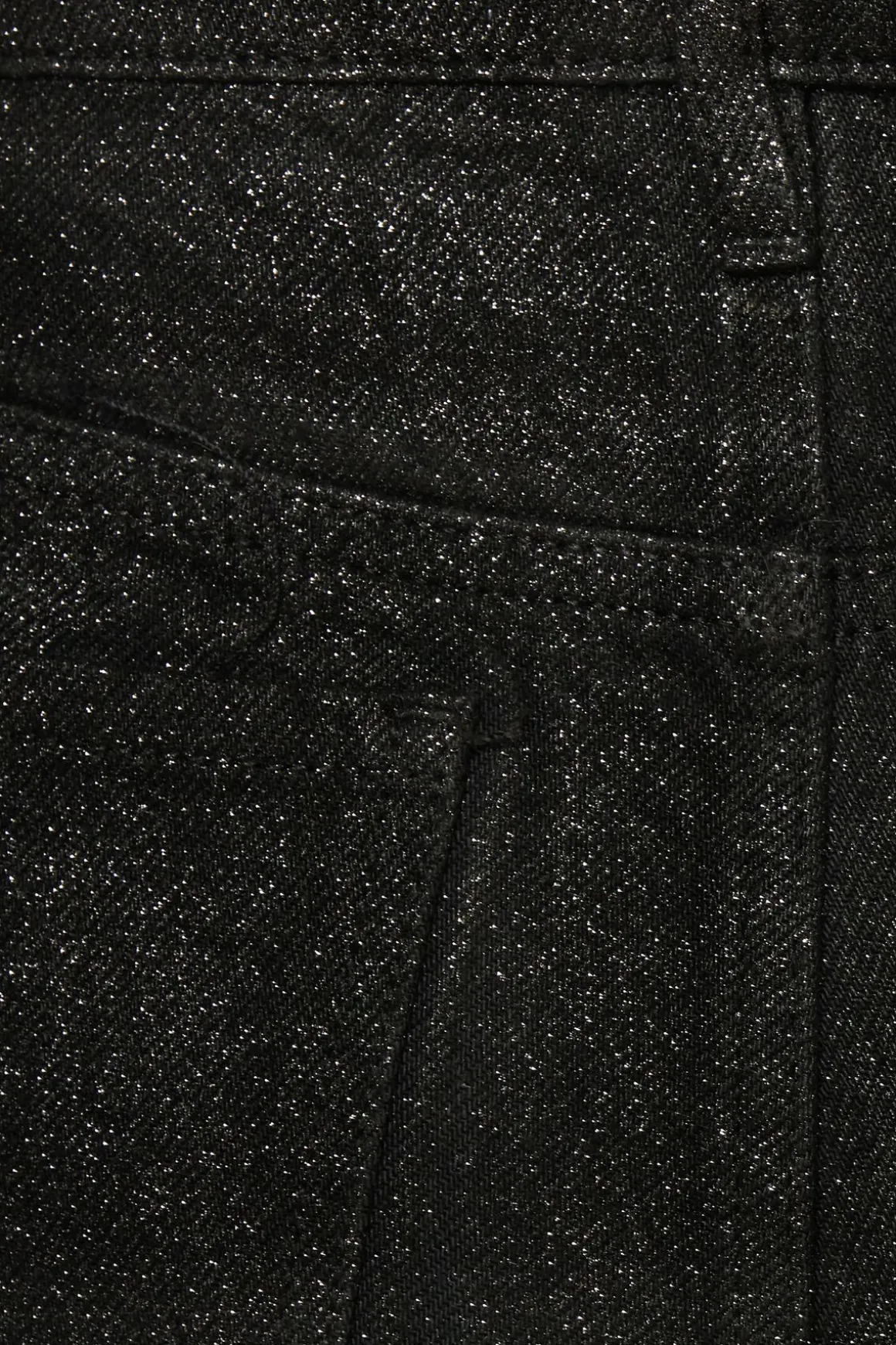 Jeans & Denim-Dynamite Heidi Glitter Wide Leg Jeans Black