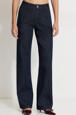 Jeans & Denim-Dynamite Heidi Wide Leg Jeans Blue