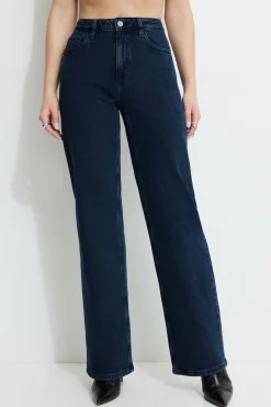 Jeans & Denim-Dynamite Heidi Wide Leg Jeans Blue