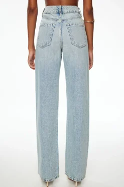 Jeans & Denim | Short & Long Lengths-Dynamite Heidi Wide Leg Jeans Blue