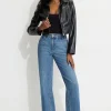 Jeans & Denim | Bestsellers-Dynamite Heidi Wide Leg Twisted Seam Jeans Black