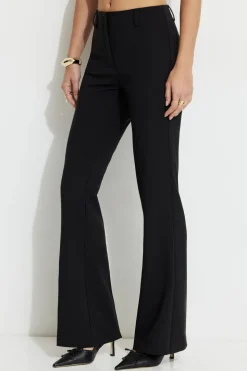 Pants | Online Exclusives-Dynamite High Rise Flared Pants Black