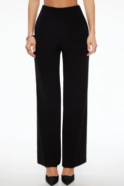 Pants | Wide Leg Pants-Dynamite High Waisted Wide Leg Pants Black