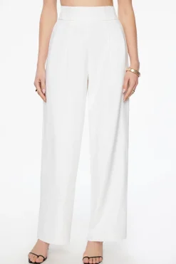 Pants | Wide Leg Pants-Dynamite High Waisted Wide Leg Pants White