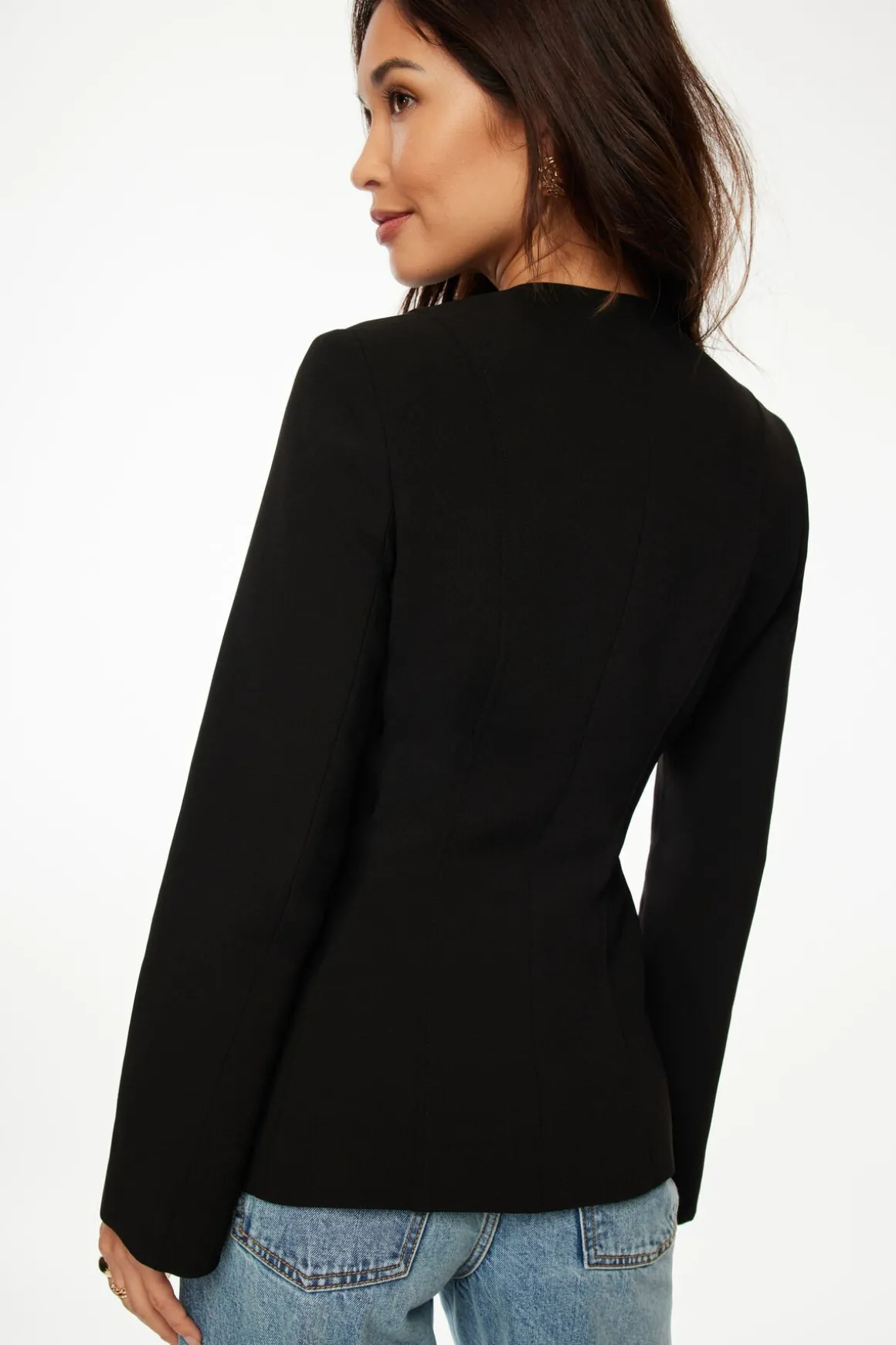 Blazers & Vests | Bestsellers-Dynamite Hourglass Blazer Black