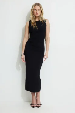Dresses & Jumpsuits | Online Exclusives-Dynamite Jersey Draped Maxi Dress Black