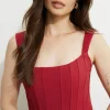 Blouses & Tops | Blouses & Tops-Dynamite Julia Corset Top Red