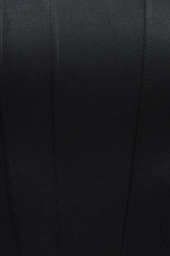Blouses & Tops | Blouses & Tops-Dynamite Julia Satin Corset Top Black