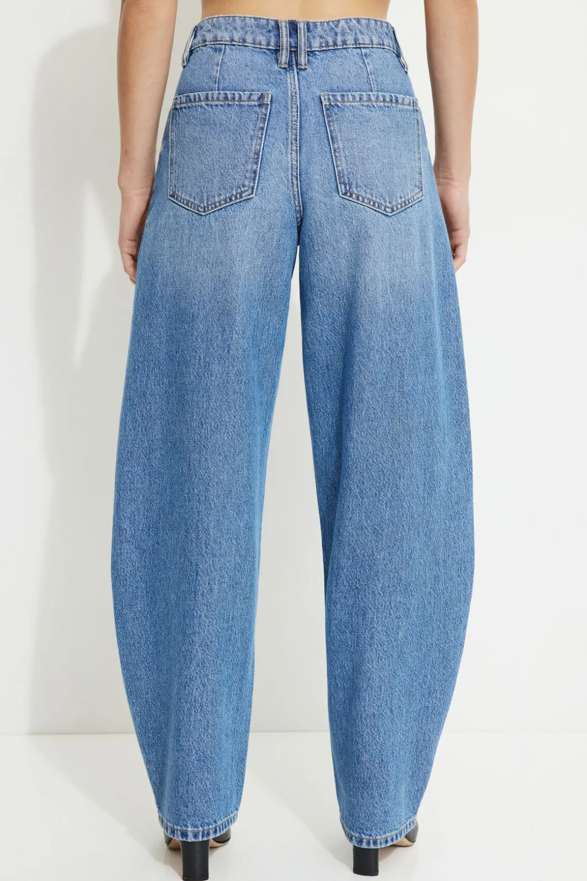 Jeans & Denim-Dynamite June Horseshoe Jeans Blue