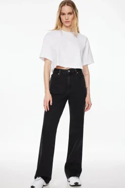 Tees & Tanks | Tees & Tanks-Dynamite Juno Cropped Boxy Tee White