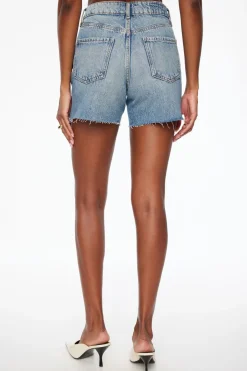 Jeans & Denim | Shorts-Dynamite Justina Straight Denim Shorts Blue